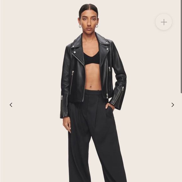 DSTLD Authentic Leather Biker Jacket NEW 🏍️ - Picture 3 of 13